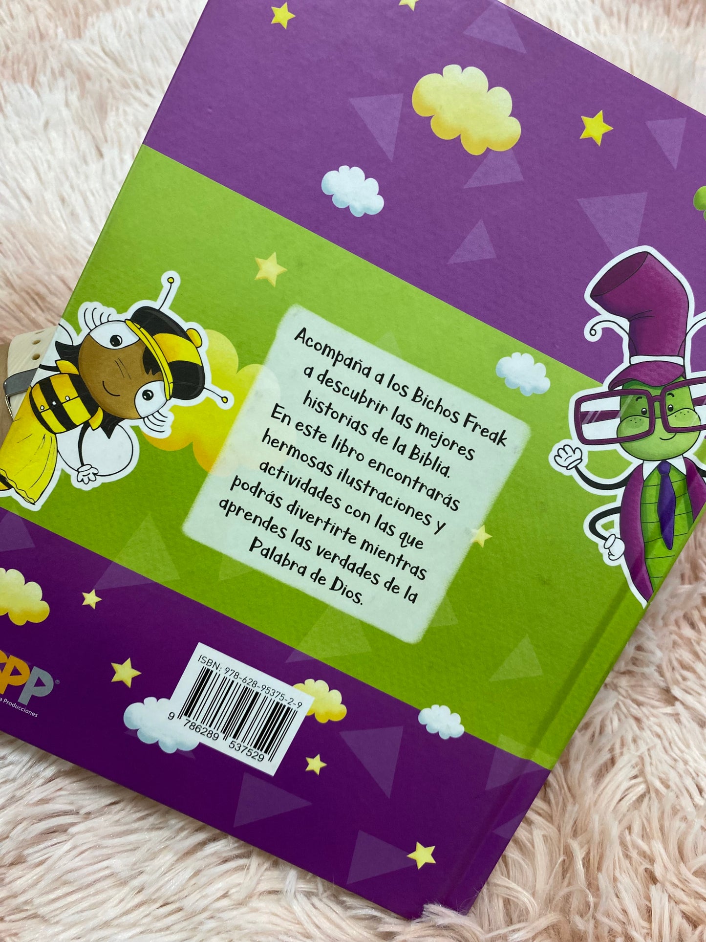 Historias de la súper biblia con stickers e ilustraciones para colorear la biblia