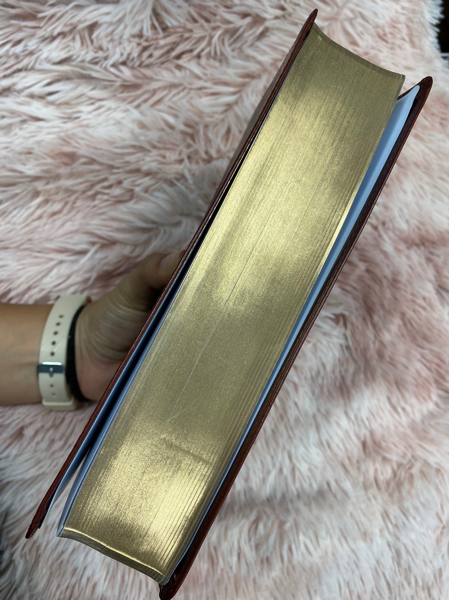 Biblia letra gigante de 14 puntos con canto dorado en símil piel versión RV1960 con concordancia