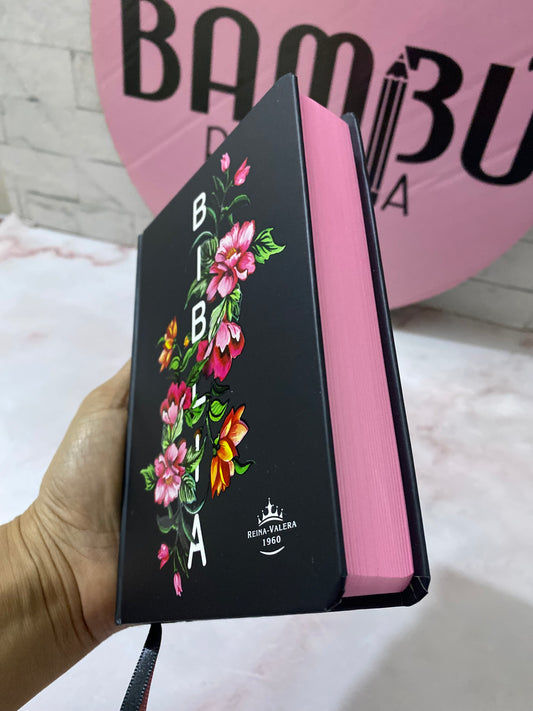 Biblia de promesas tapa dura versión RV1960 letra 8 puntos con concordancia y referencias