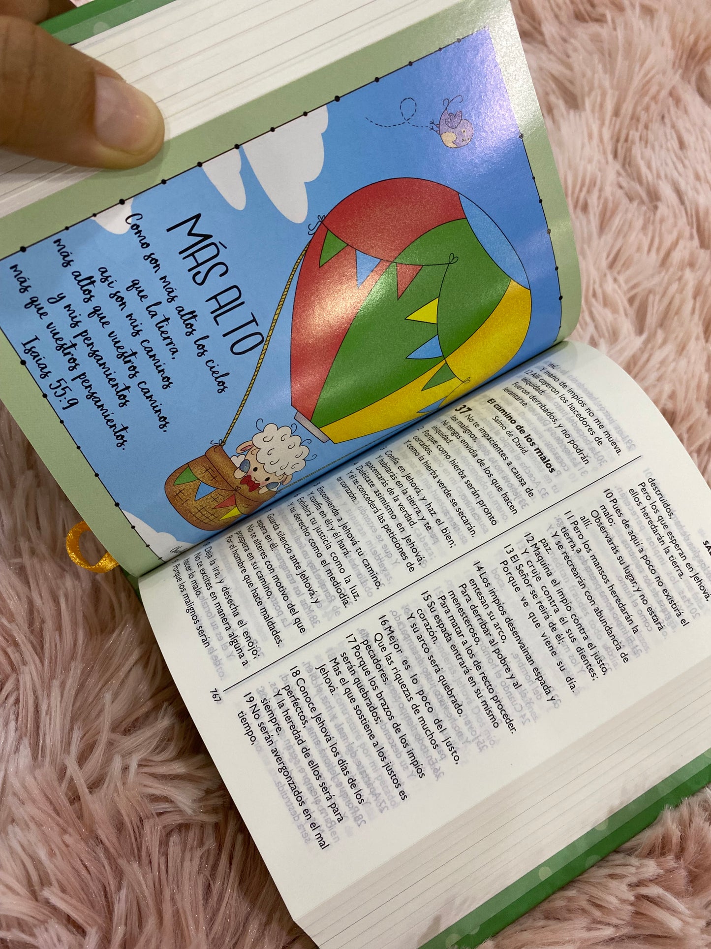 Biblia de la amistad algodoncitas versión RV1960 para niños