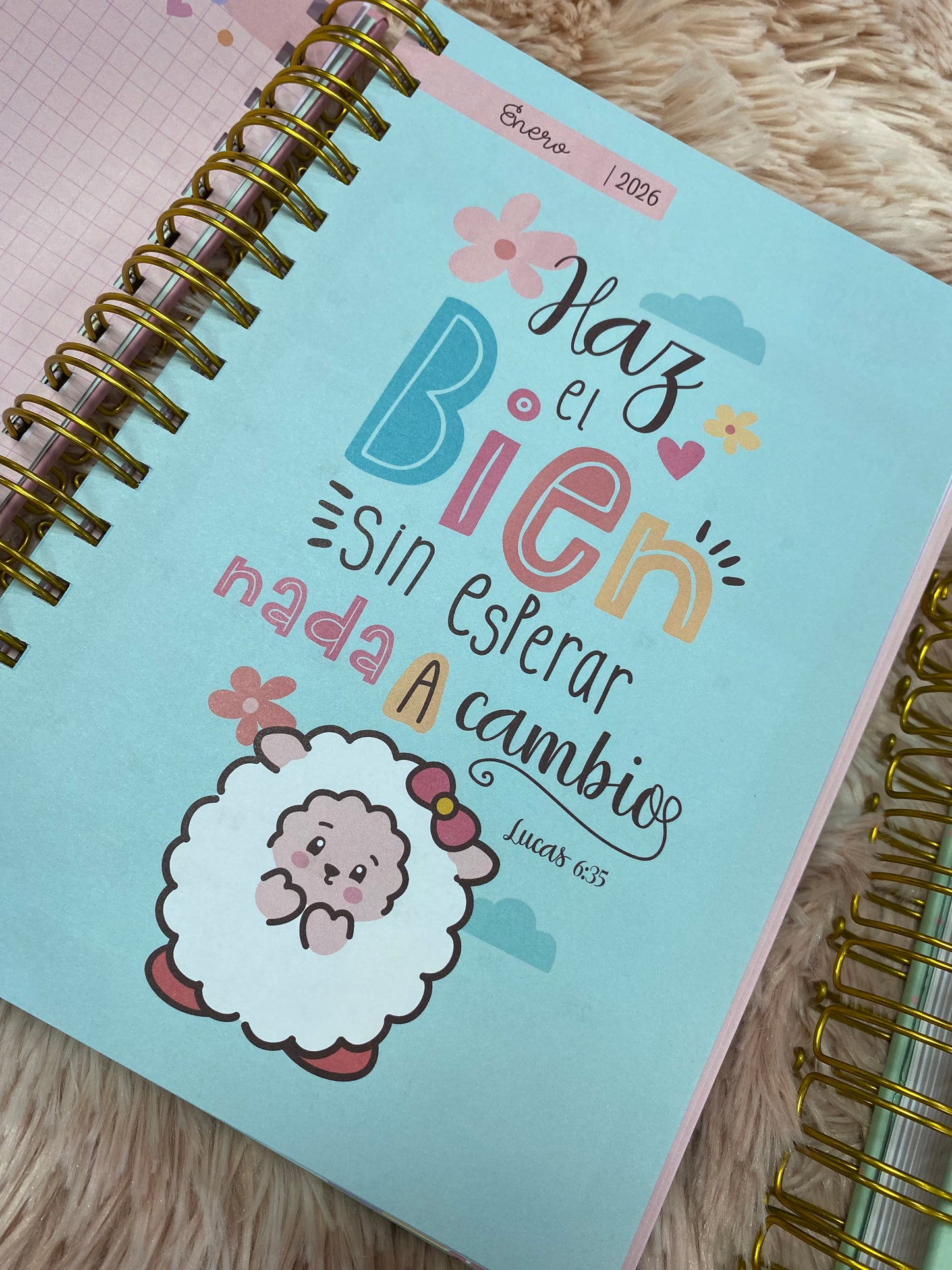 Agendas 2026 - Colección borlitas de espirales