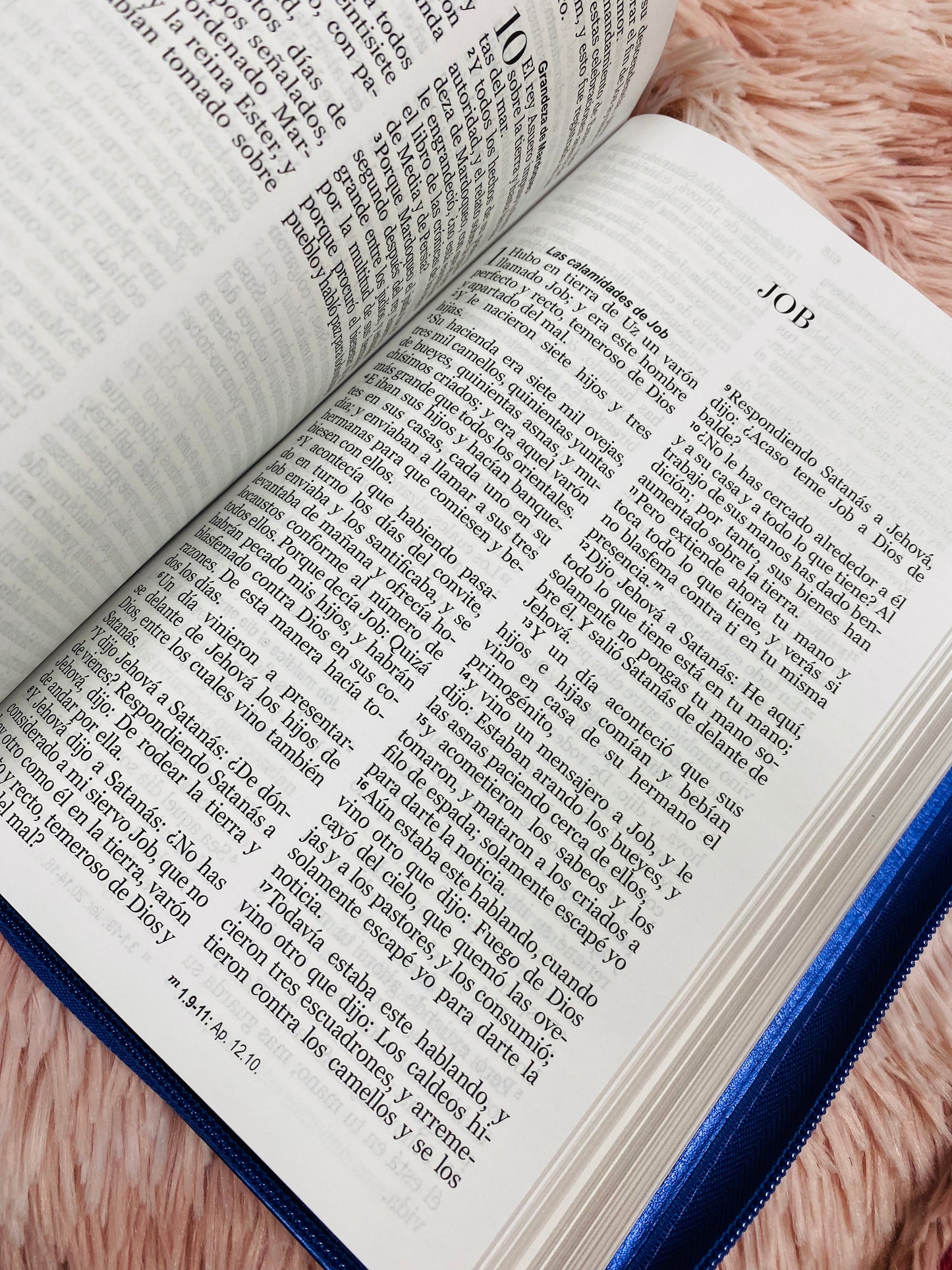 Biblia letra grande 12 puntos con cierre y canto dorado versión RV1960