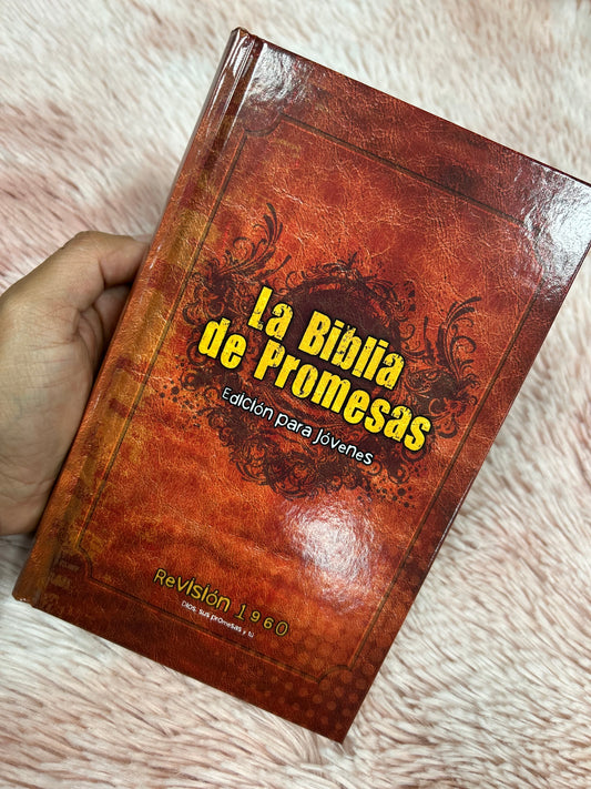 Biblia de promesas para jóvenes en tapa dura versión RV1960
