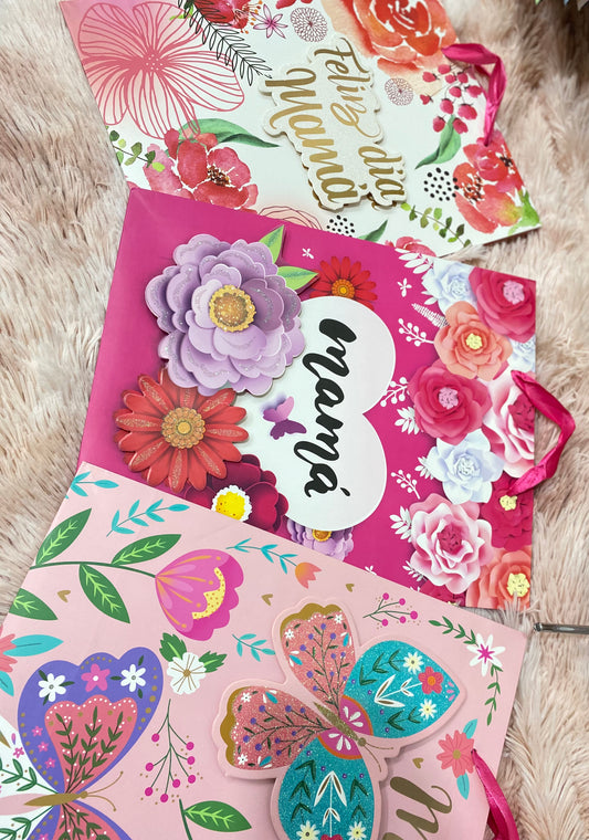 Bolsita de regalo tamaño mediana motivo día de las madres