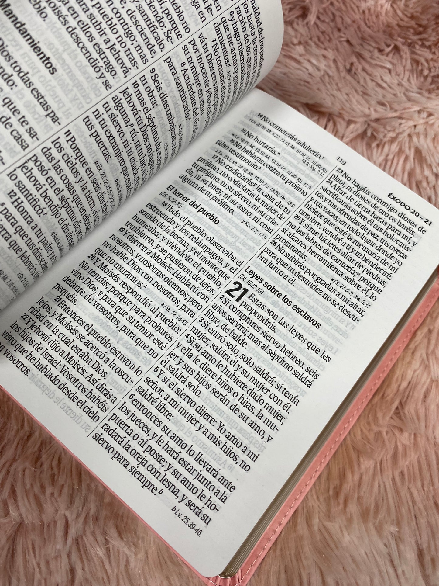 Biblia pequeña de letras grandes 12 puntos versión RV1960 canto dorado tapa flexible simil piel con concordancia