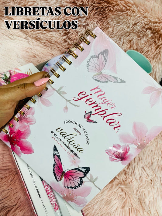 Libretas de línea con versículos