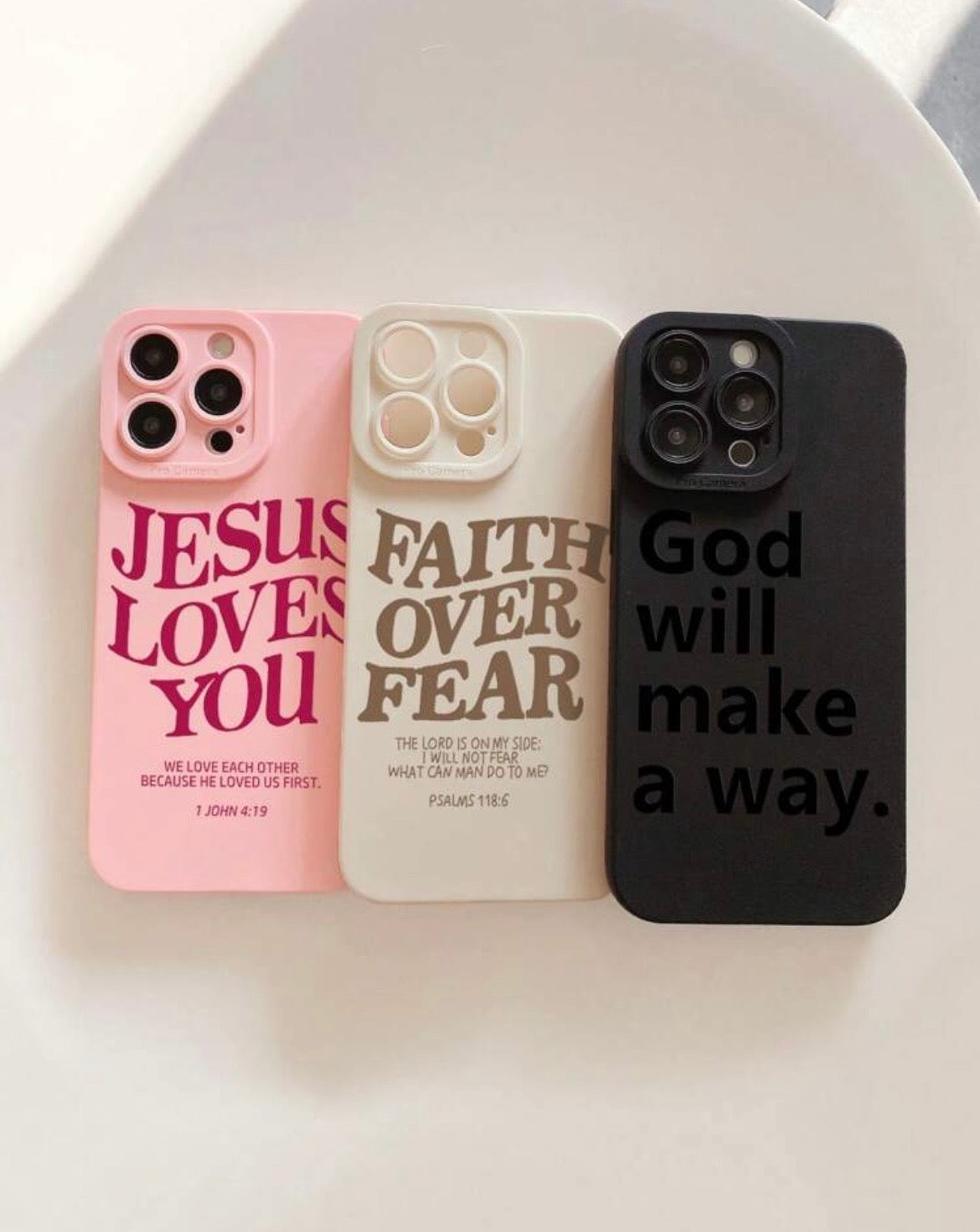 Pack de 3 Fundas para teléfonos (Bajo pedido)