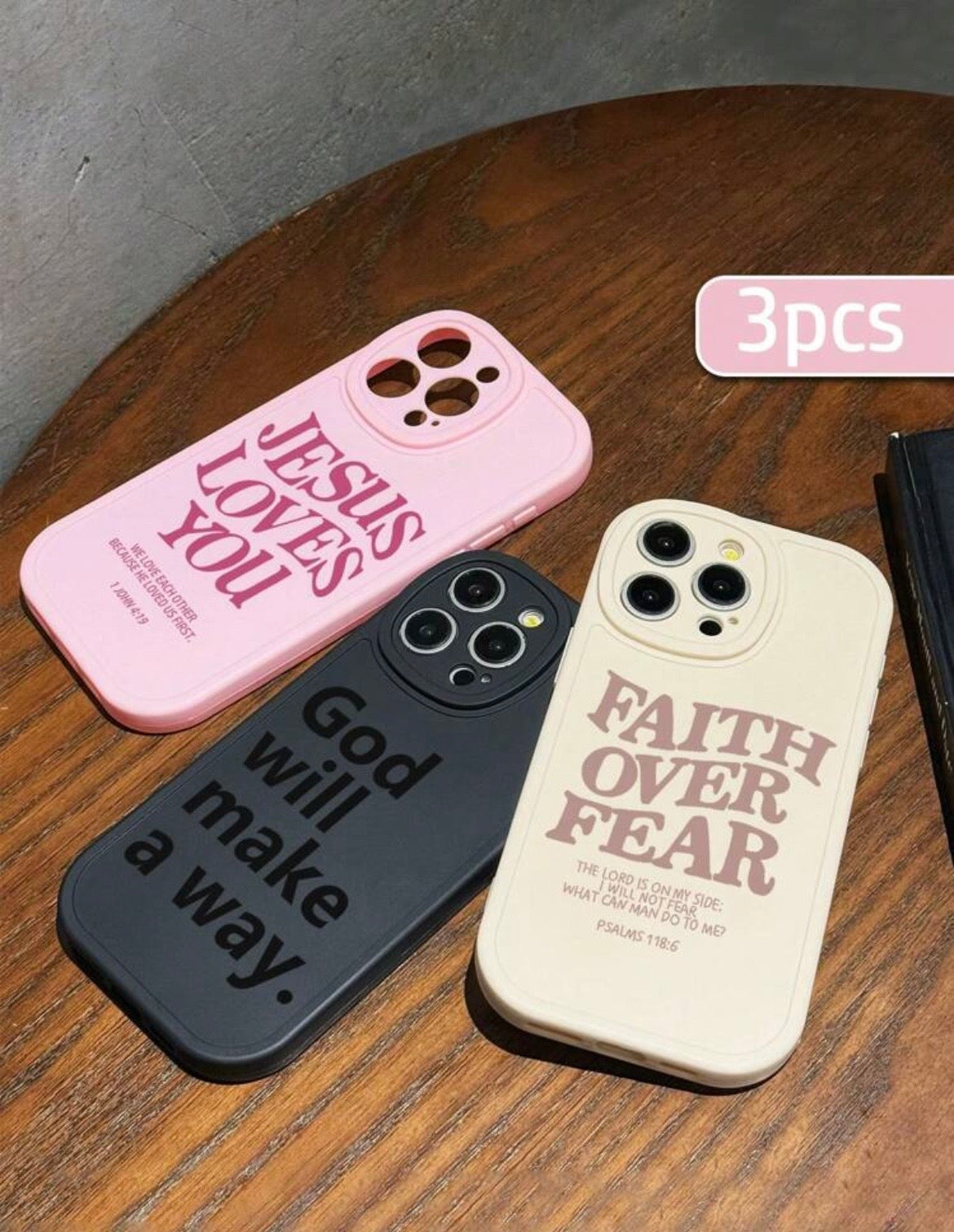Pack de 3 Fundas para teléfonos (Bajo pedido)