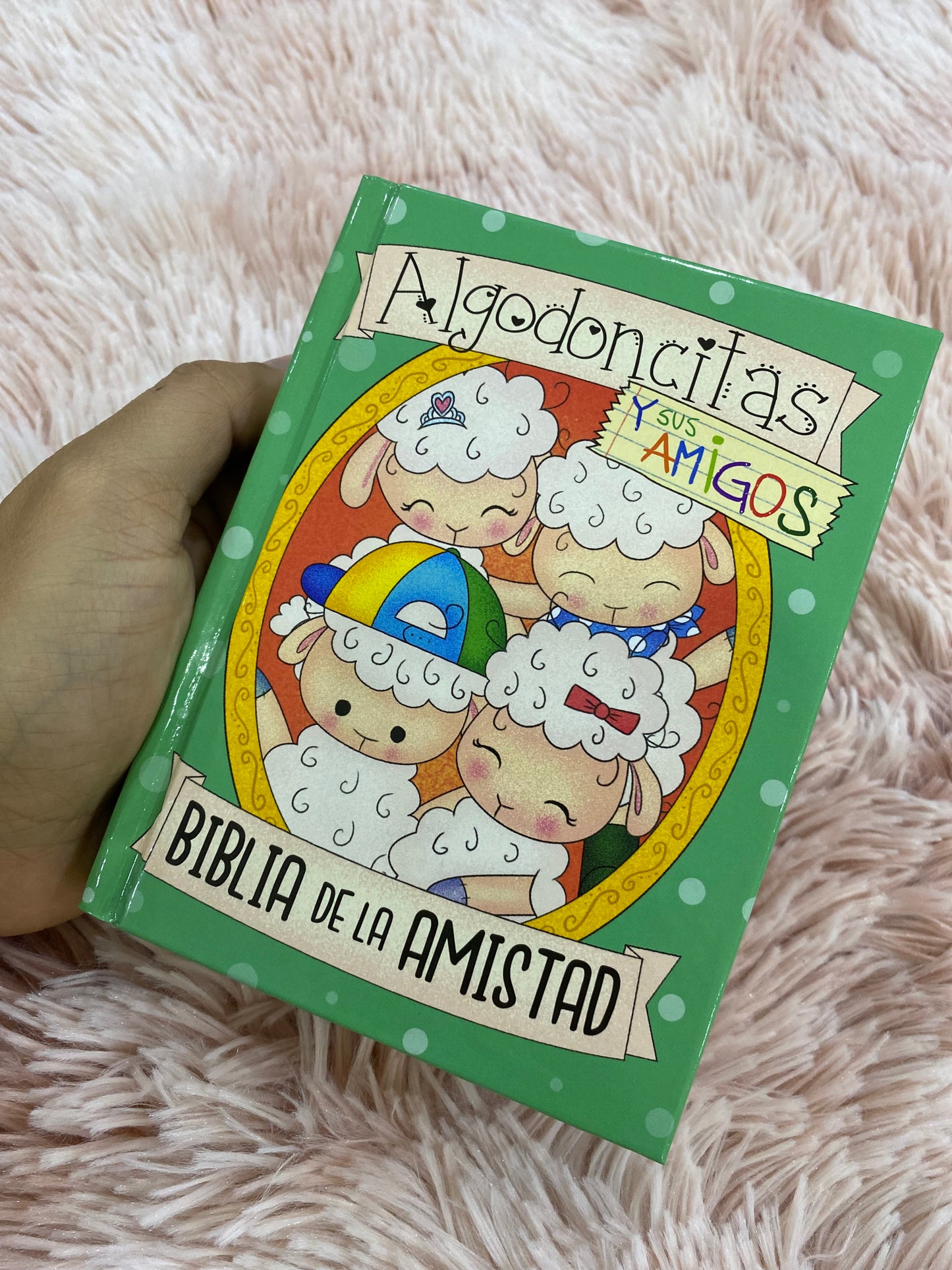 Biblia de la amistad algodoncitas versión RV1960 para niños