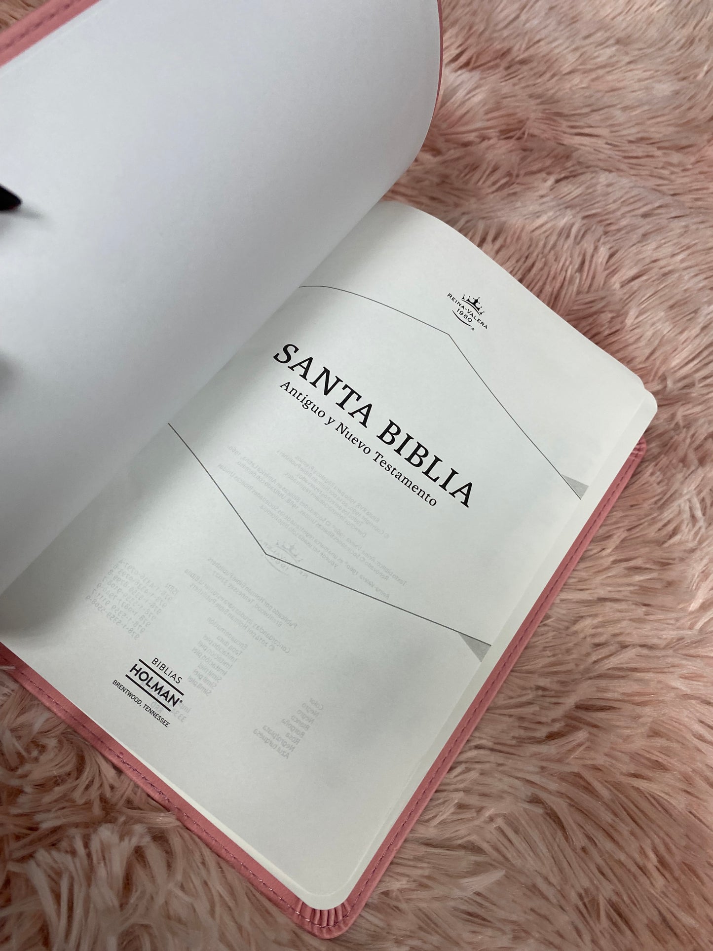 Biblia de regalos y premios en simil piel con palabras de Jesús en rojo y concordancia letra mediana versión RV1960