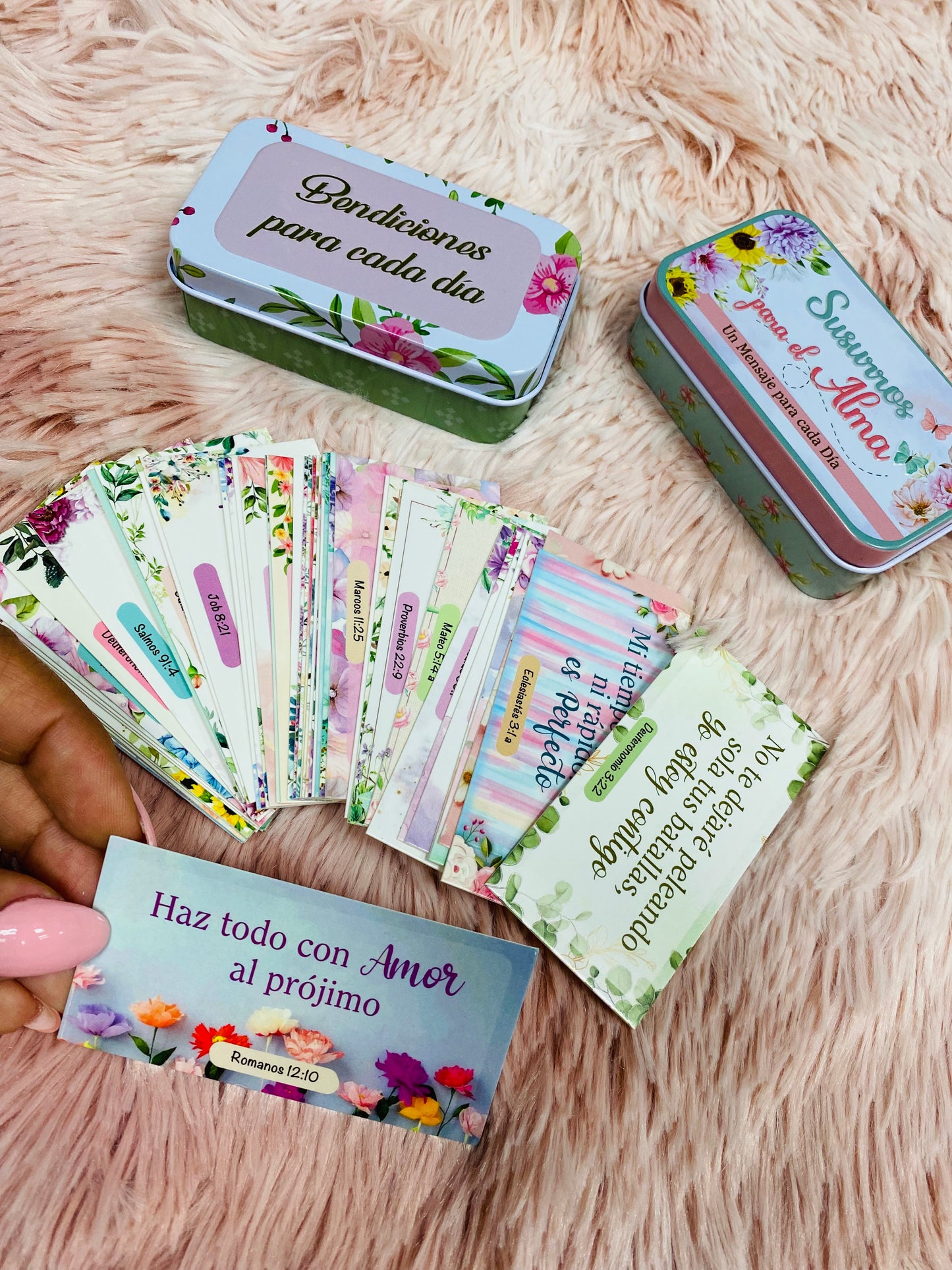 Cajas de promesas bíblicas para dedicar o regalar