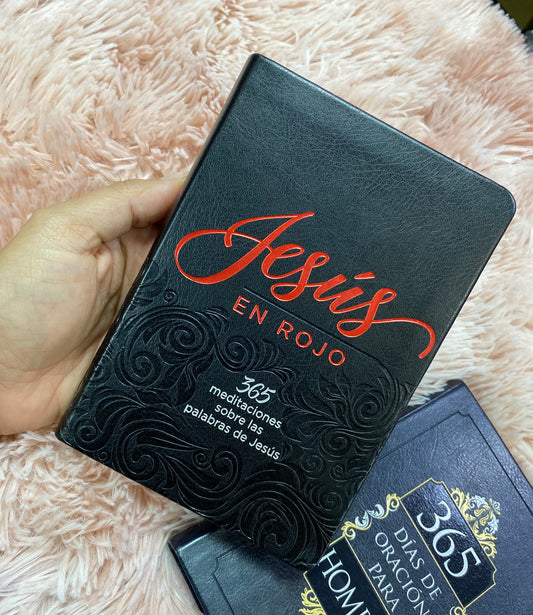 Libro devocional: Jesús en rojo meditaciones sobre la palabra de Jesús