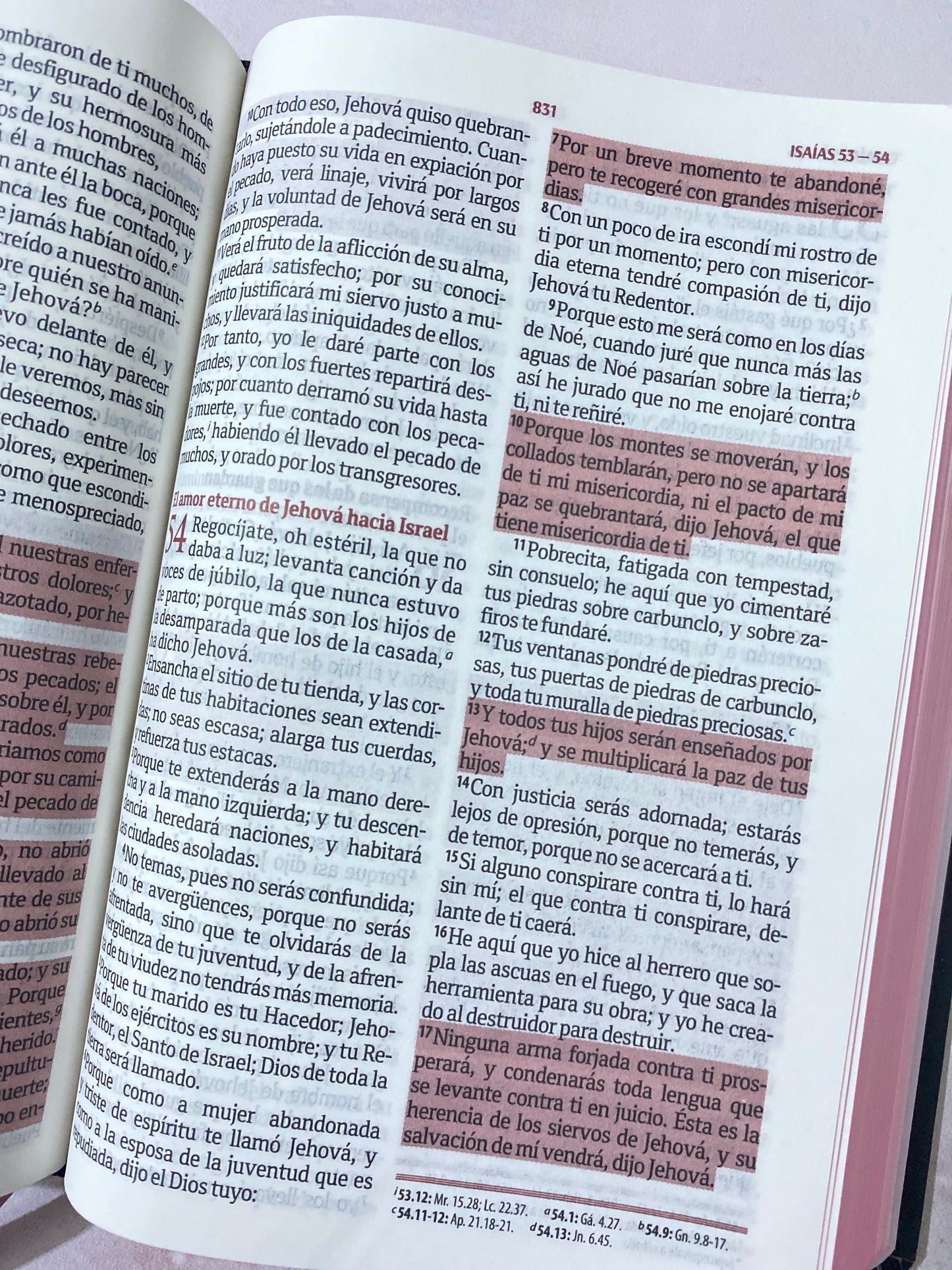 Biblia de promesas tapa dura versión RV1960 letra 8 puntos con concordancia y referencias