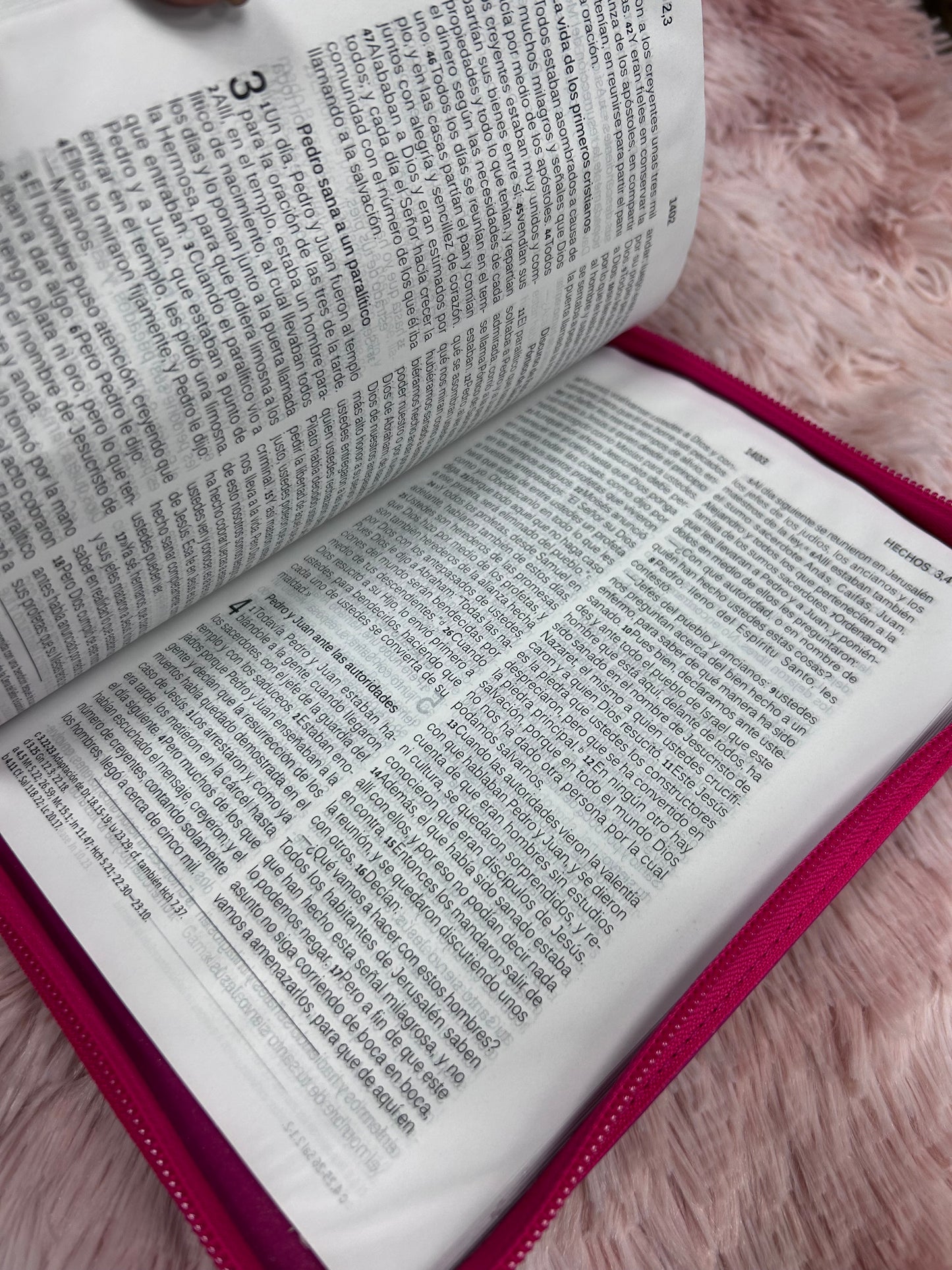 Santa biblia católica versión Dios habla hoy en letra grande con cierre en tamaño manual