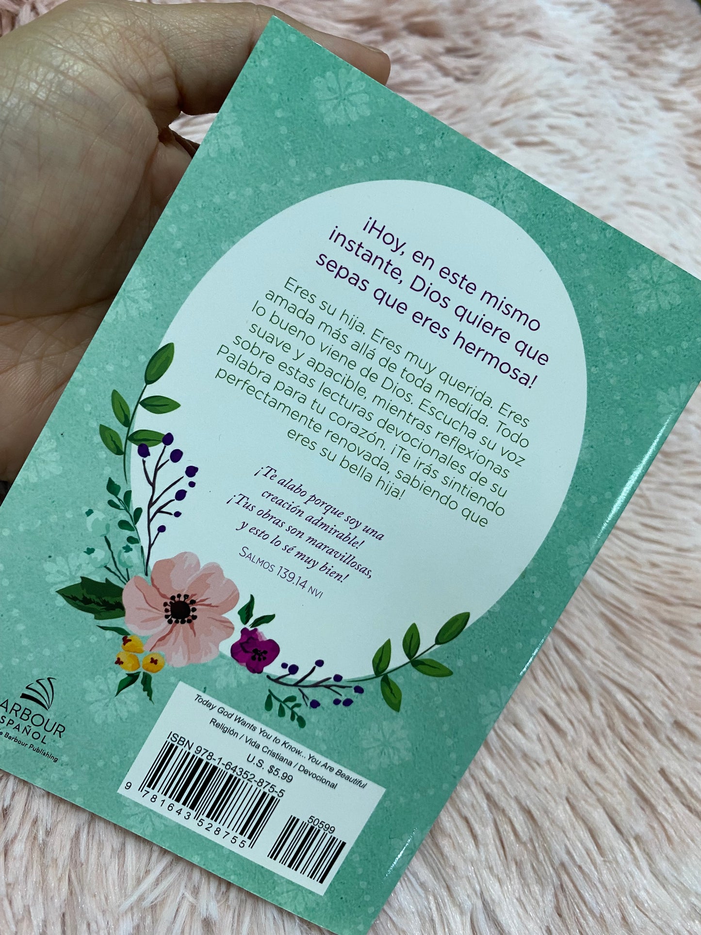 Libro de oración: hoy Dios quiere que sepa que eres hermosa