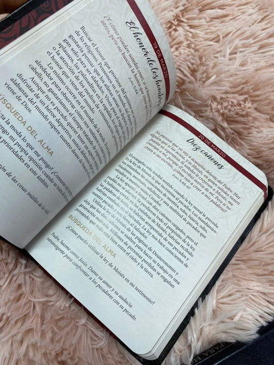 Libro devocional: Jesús en rojo meditaciones sobre la palabra de Jesús