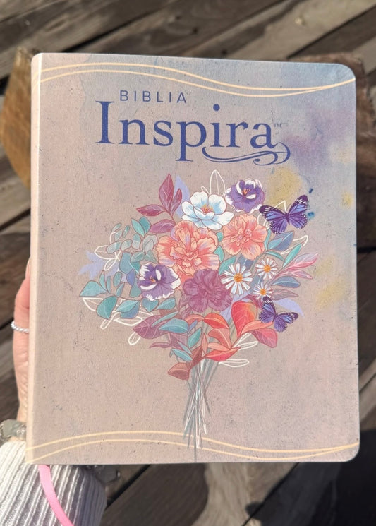Biblia inspira artística de apuntes e ilustraciones versión NTV letra mediana