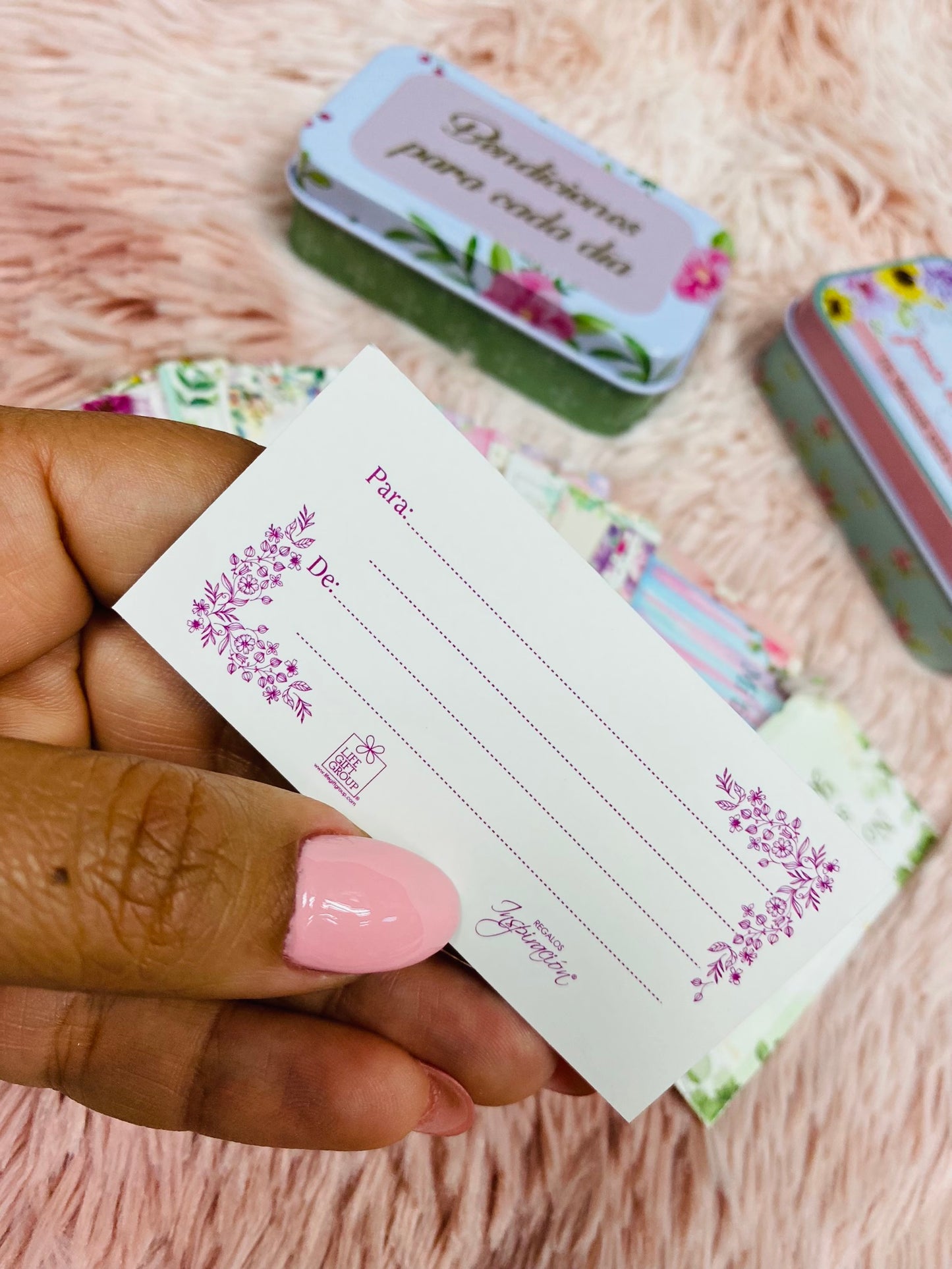Cajas de promesas bíblicas para dedicar o regalar
