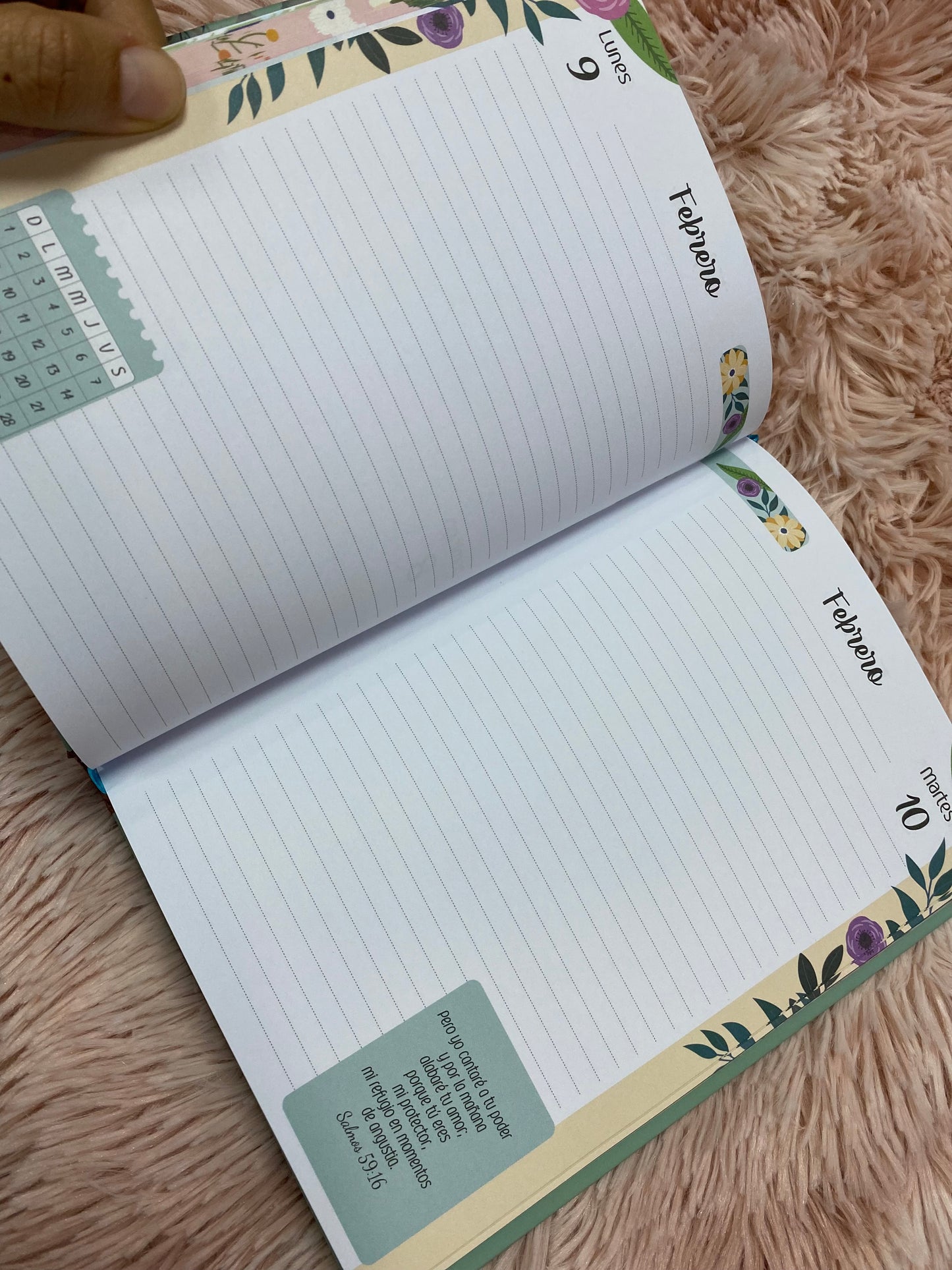 Agendas 2026 - Esforzada y valiente en pasta