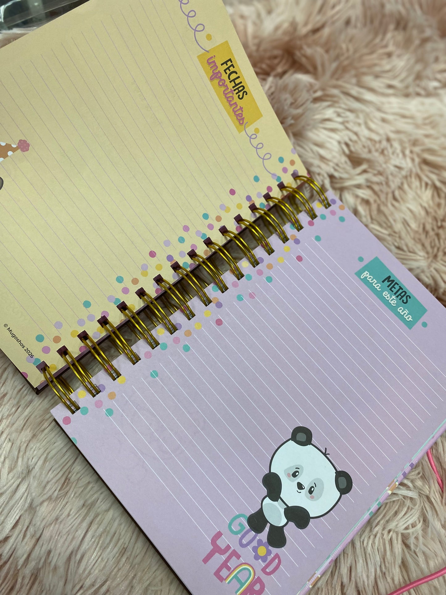 Agendas 2026 - Colección mugoshos de espirales