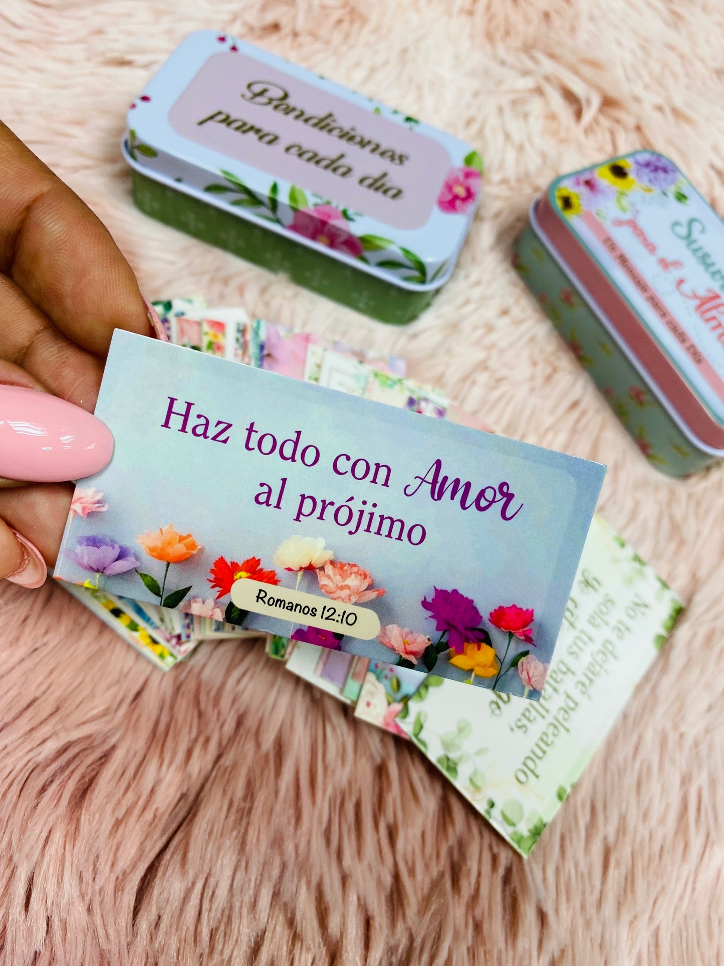 Cajas de promesas bíblicas para dedicar o regalar