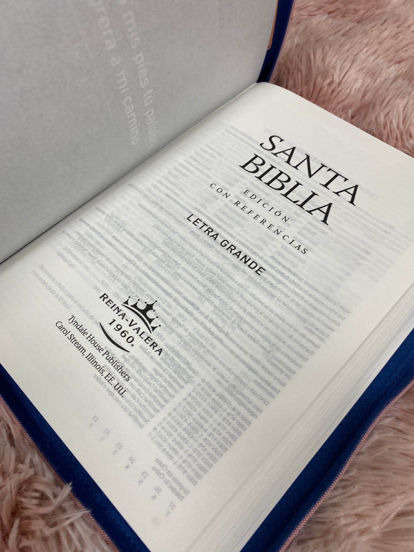 Biblia con cierre letra grande ultrafina palabras de Jesús en rojo versión RV1960