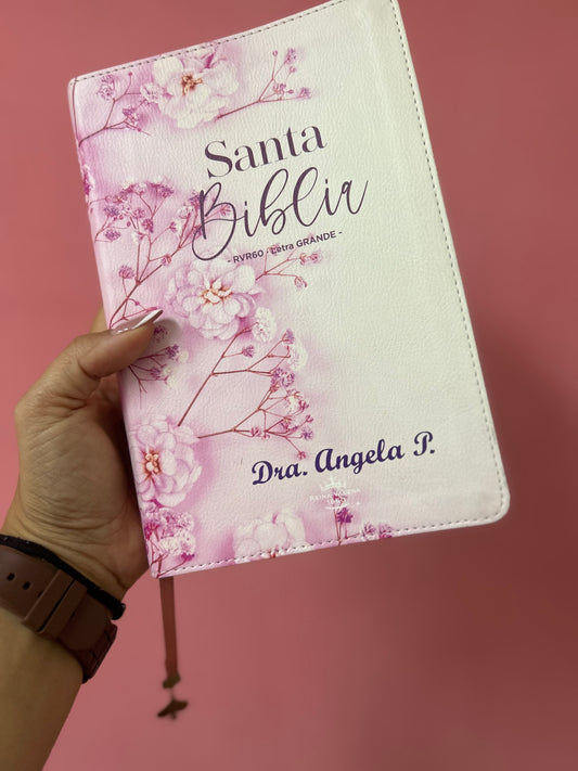Biblia RV1960 letra grande 12 puntos + personalizado