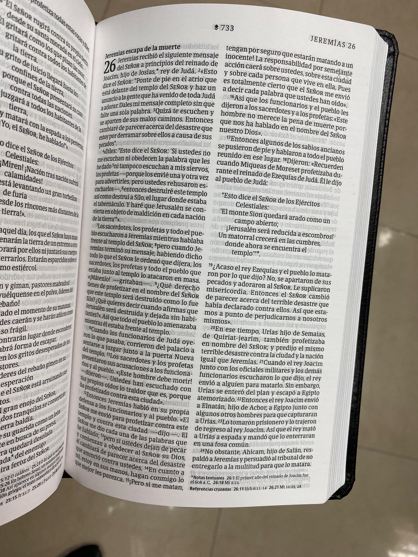 Biblia en símil piel versión NTV letra mediana canto plateado palabras de Jesús en rojo