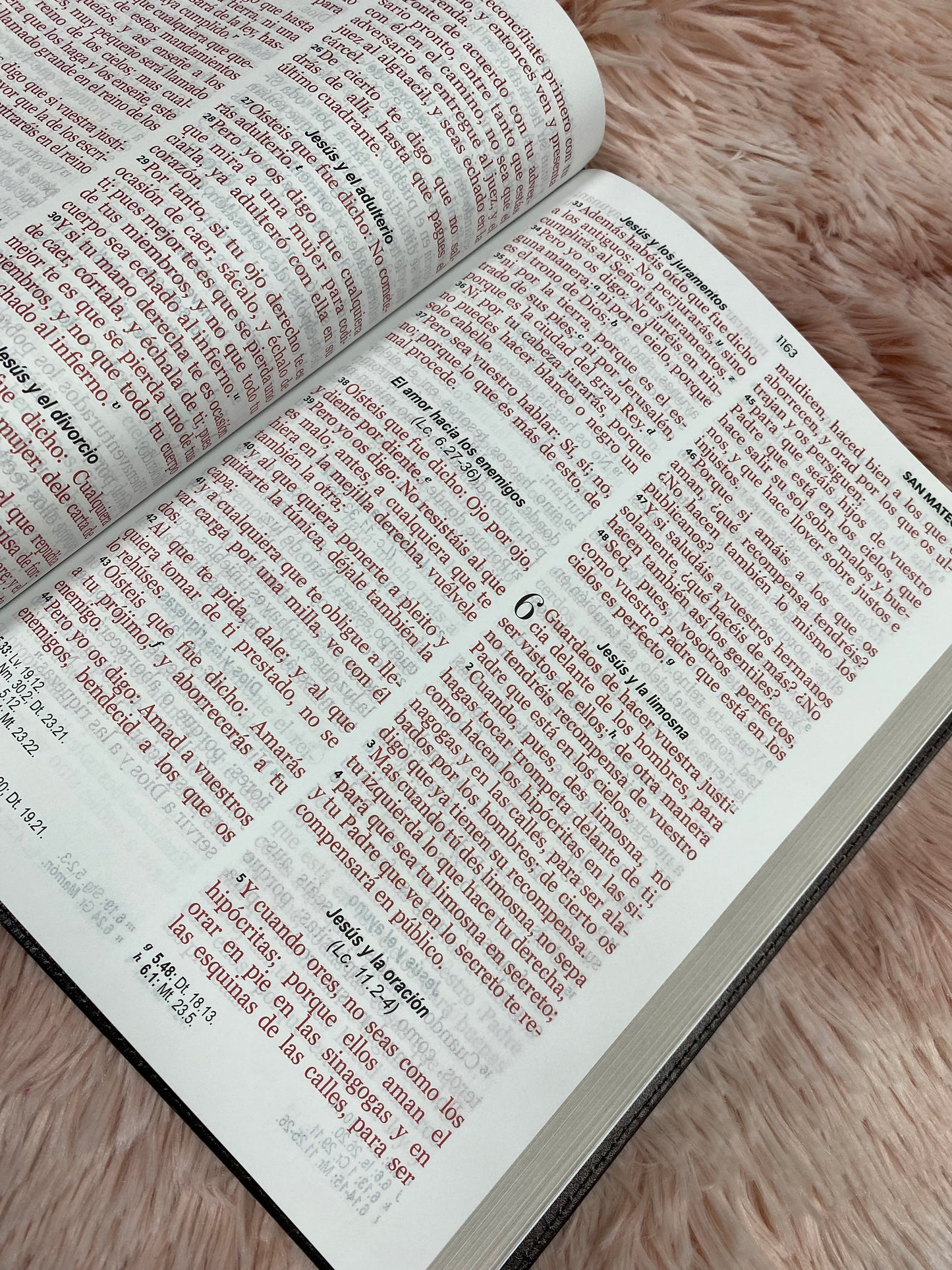 Biblia letra gigante de 15 puntos en tapa flexible con canto dorado versión RV1960
