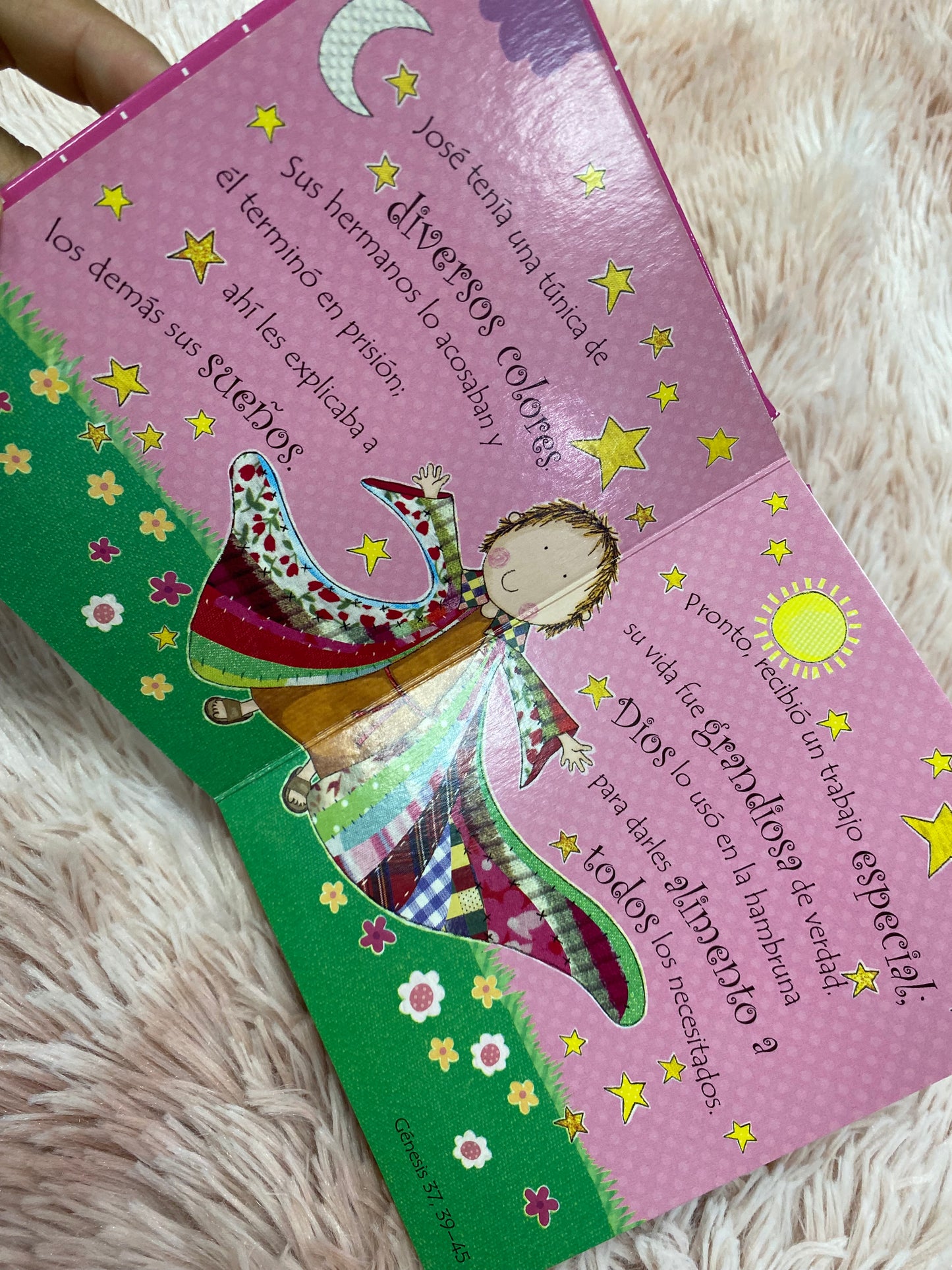 Biblia historias para niñas en material cartón duro