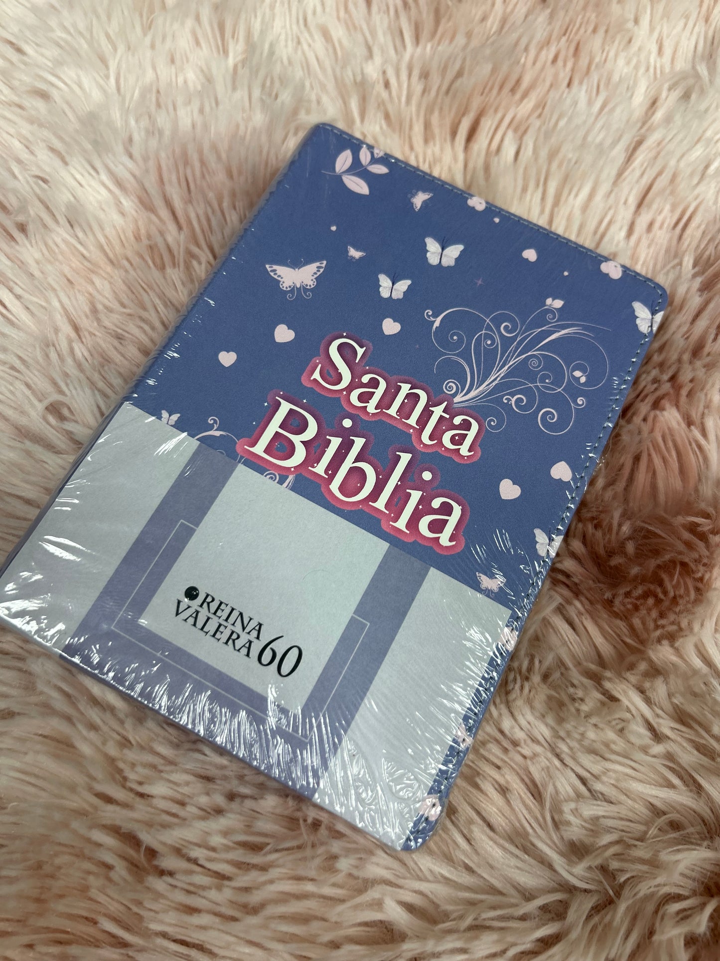 Biblia versión RV1960 tamaño compacta letra grande 10 puntos palabras de Jesús en rojo canto dorado semi piel