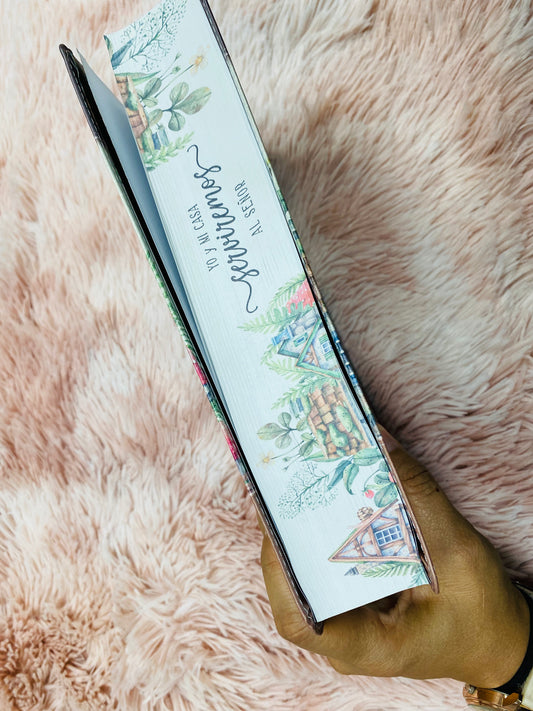 Biblia letra súper gigante 19 puntos con canto pintado versión RV1960 con concordancia