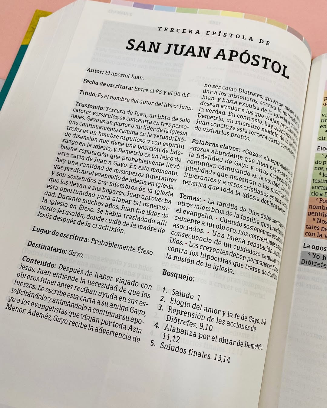 Biblia de estudio arcoiris en tapa dura versión RV1960