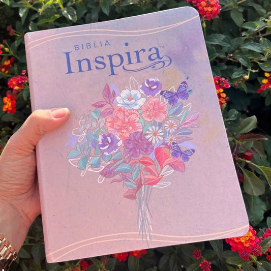 Biblia inspira artística de apuntes e ilustraciones versión NTV letra mediana