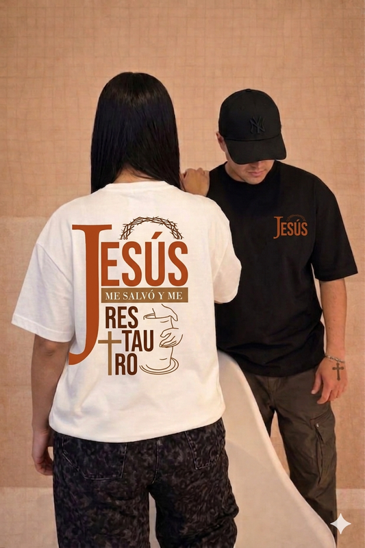 Franela de algodón premium 20/1 colección cristiana unisex doble DTF