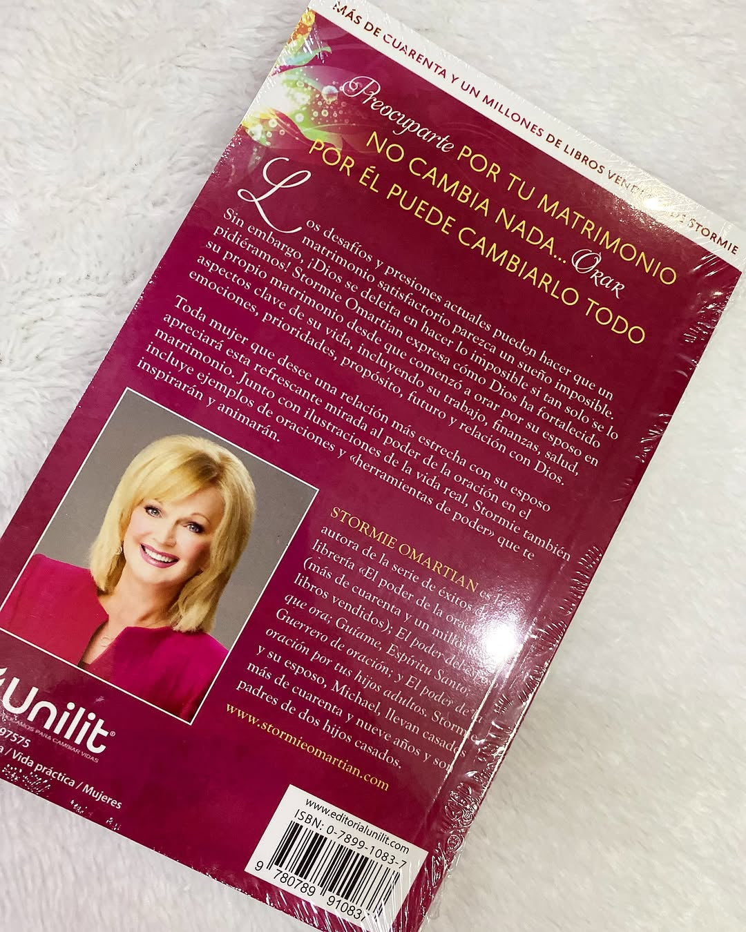 Libro nueva edición el poder de la esposa que ora de Stormie Omartian