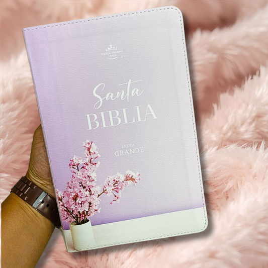 Biblia letra grande 12 puntos con índice versión RV60 y concordancia