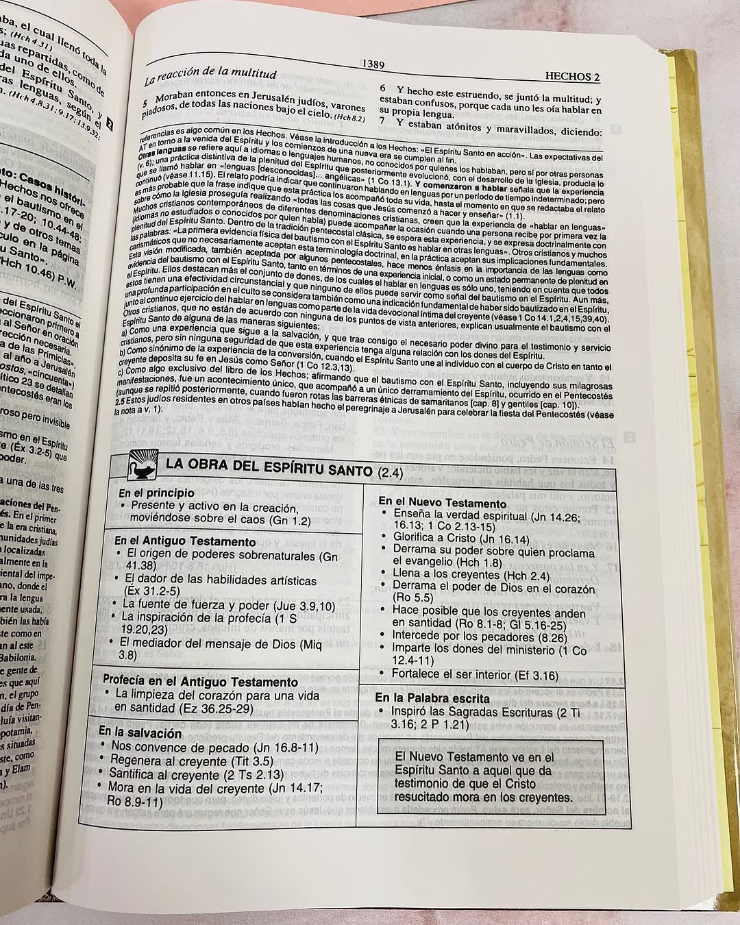 Biblia de estudio plenitud en tapa dura versión RV1960 letra mediana