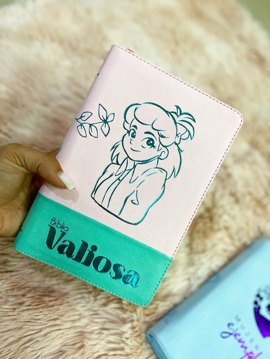 Biblia valiosa letra grande versión TLA con cierre canto plateado