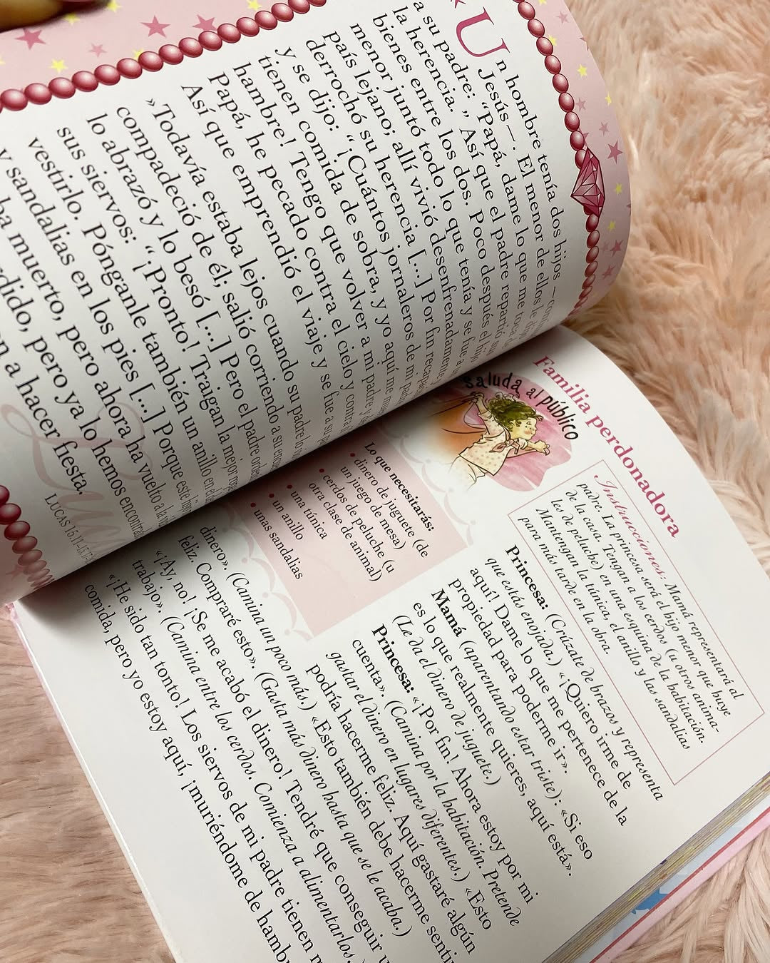 Biblia con devocional ilistrada para niñas princesita de Dios