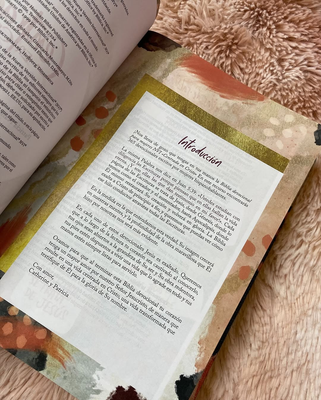 Biblia con devocional para mujeres centrada en cristo versión RV1960
