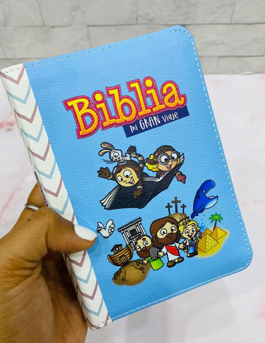 Biblia para niños ilustrada con cierre versión RV60