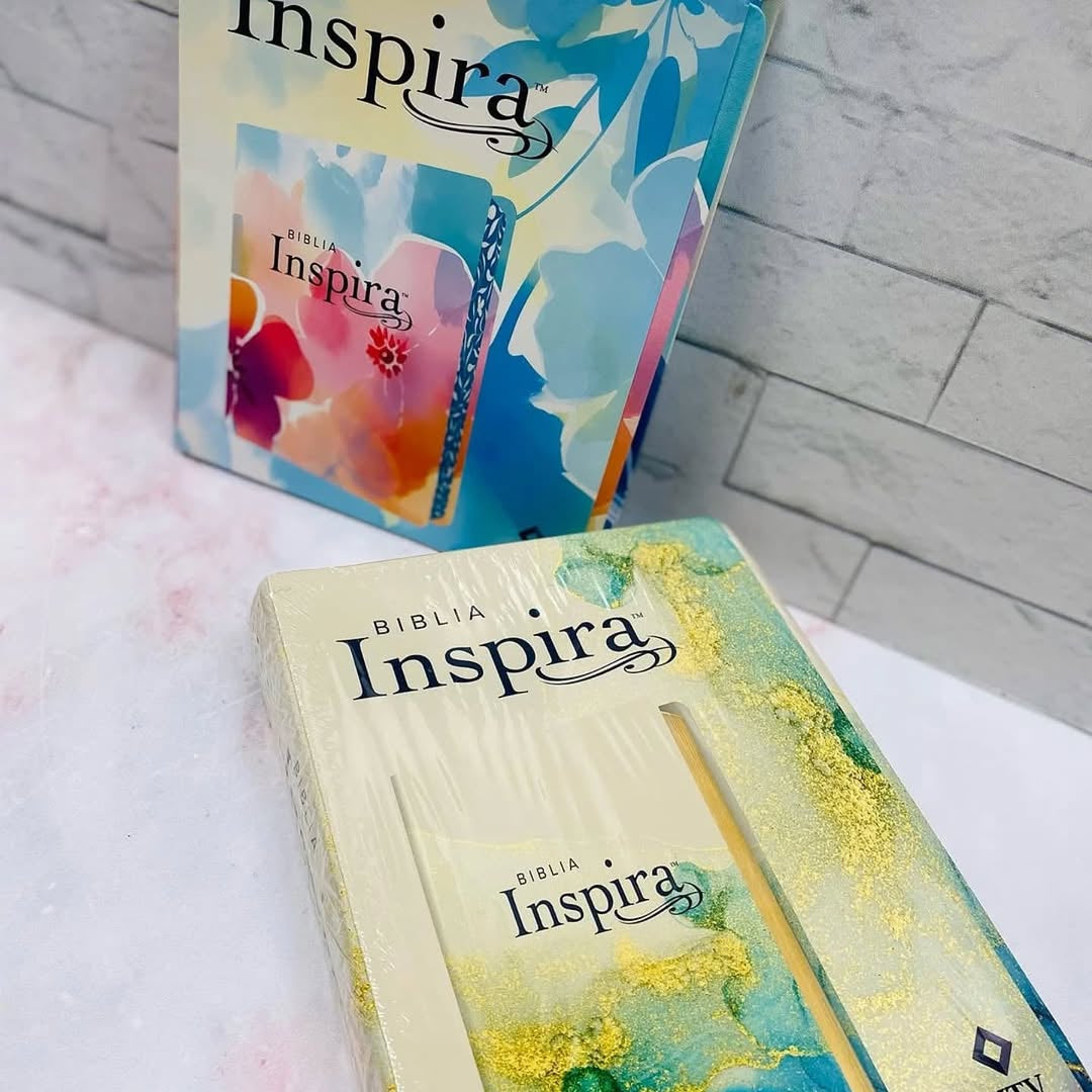 Biblia inspira artística de apuntes e ilustraciones versión NTV letra mediana