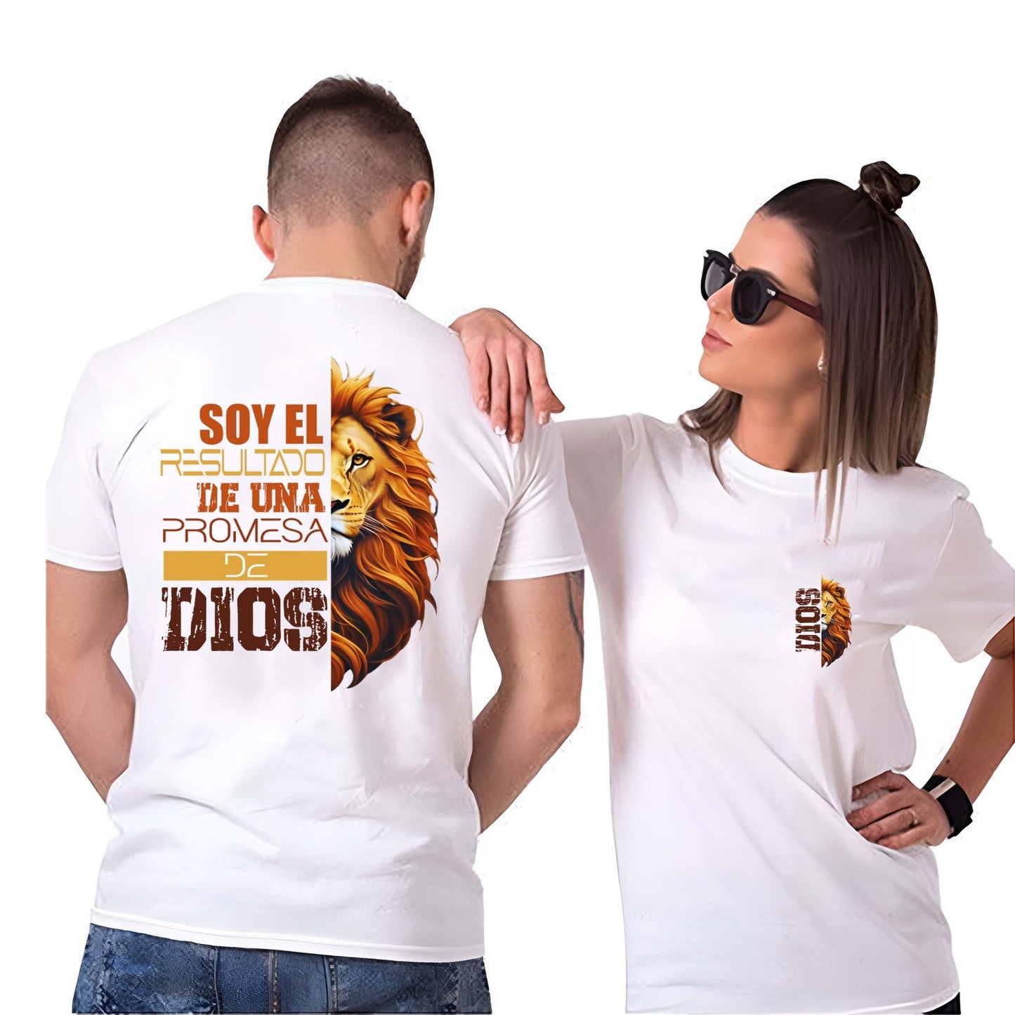 Franela de algodón premium 20/1 colección cristiana unisex doble DTF