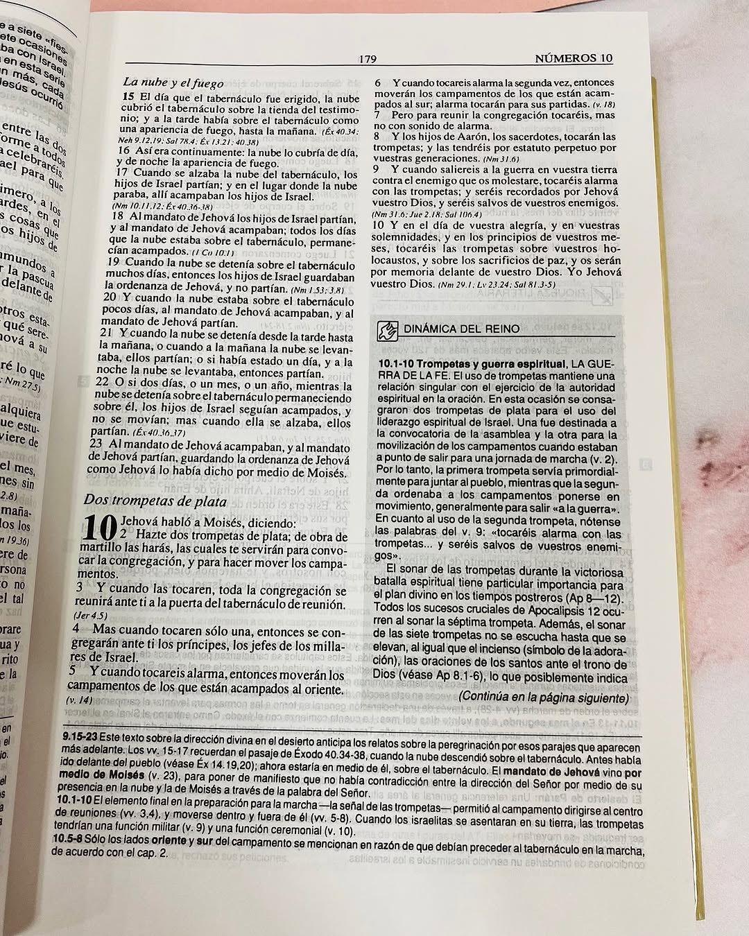 Biblia de estudio plenitud en tapa dura versión RV1960 letra mediana
