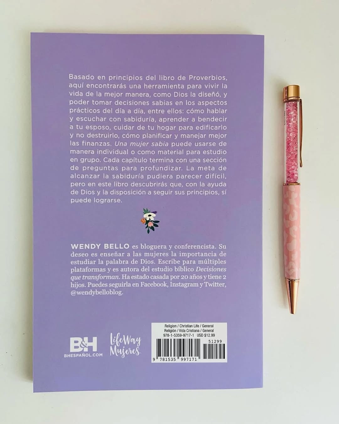 Libro una mujer sabia de Wendy Bello