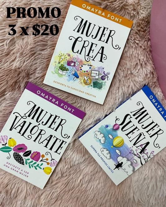 Libros trilogía de Omayra Font 3 por 1