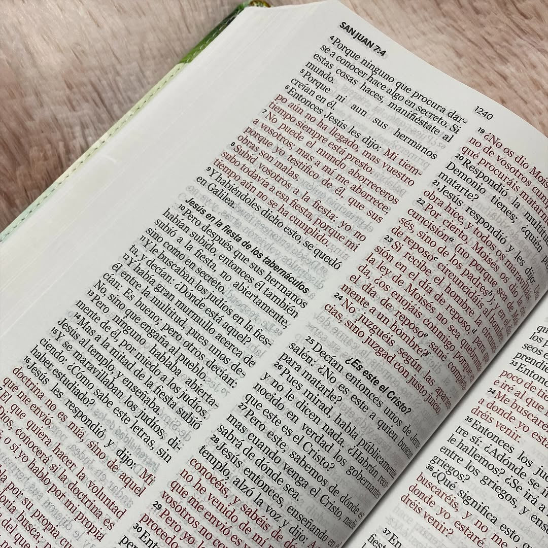 Biblia tamaño manual letra 12 puntos versión RV1960 con concordancia