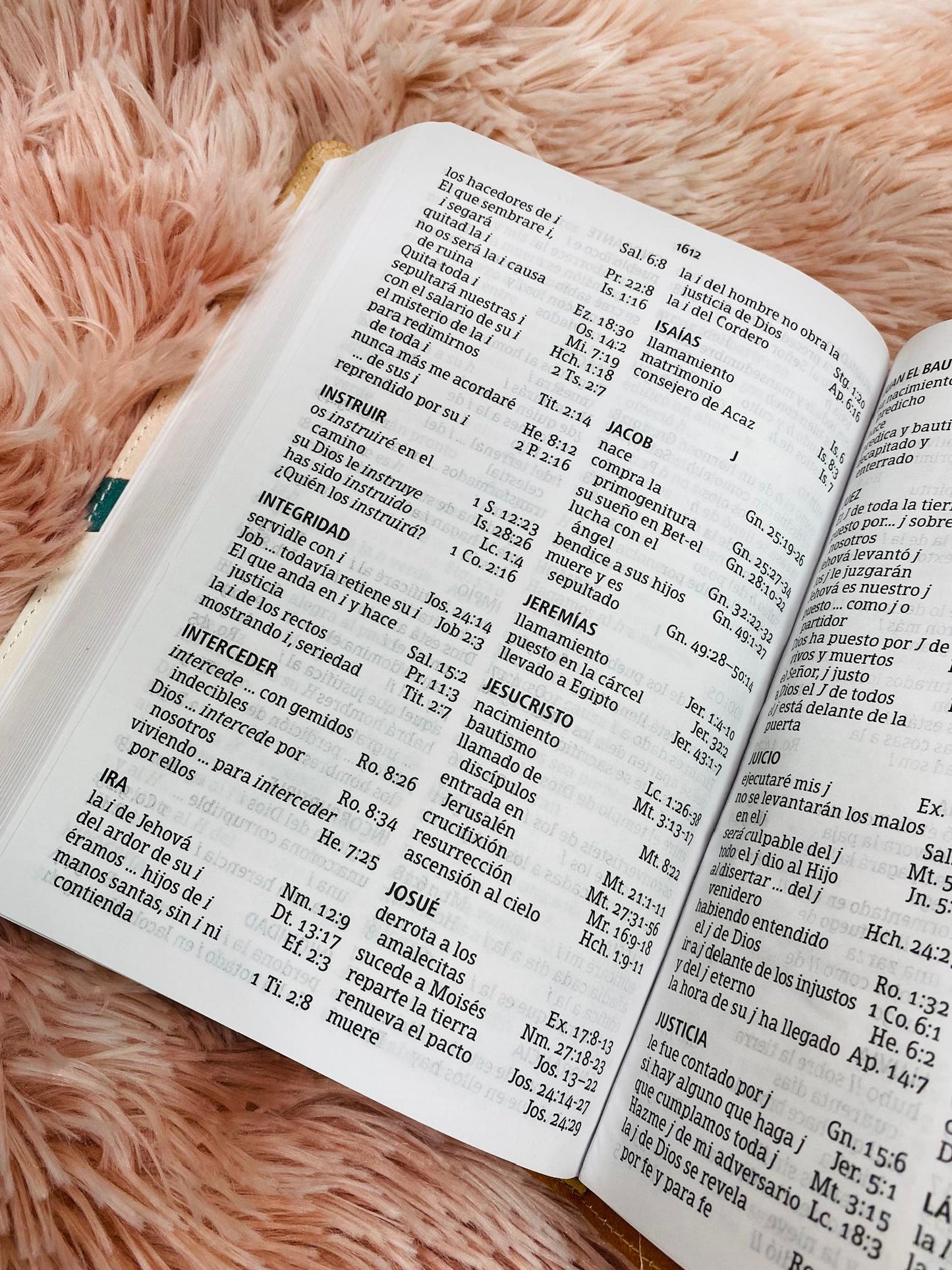 Biblia versión RV1960 letra grande 12 puntos en símil piel canto plateado tamaño manual con concordancia