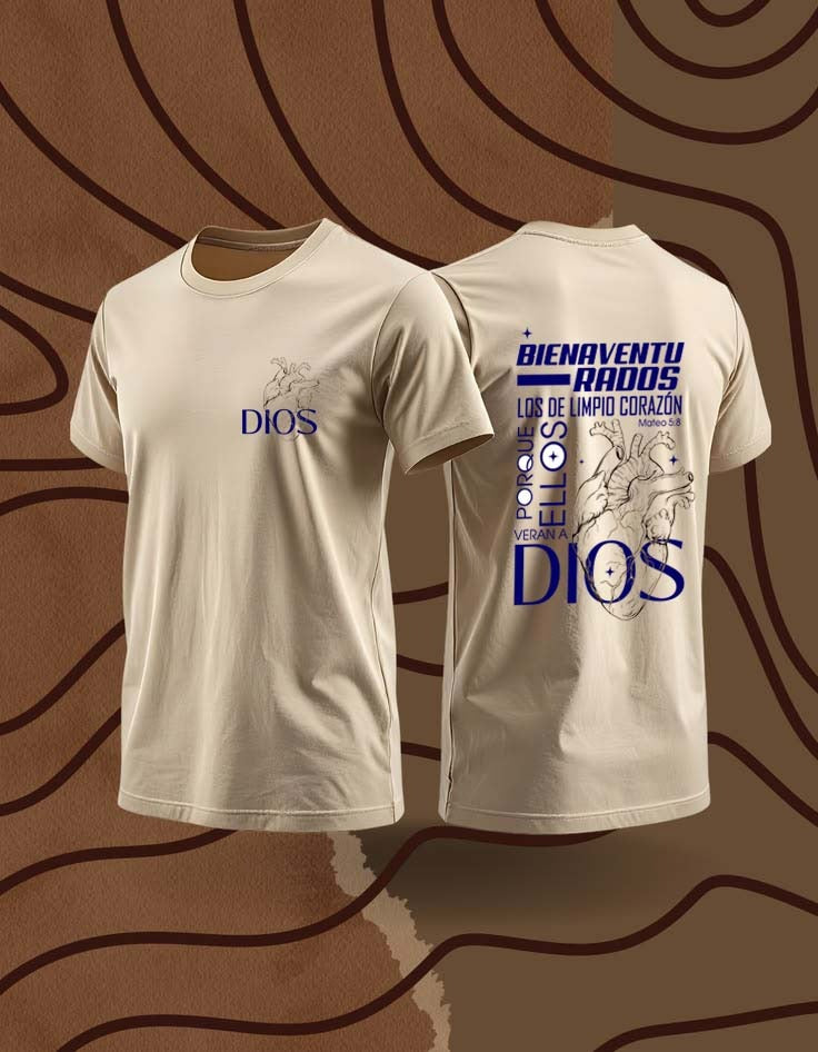 Franela de algodón premium 20/1 colección cristiana unisex doble DTF